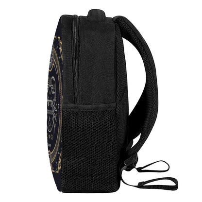 Vintage Cancer Zodiac Sign Print Casual Backpack