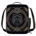 Vintage Cancer Zodiac Sign Print Crossbody Lunch Bag