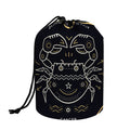 Vintage Cancer Zodiac Sign Print Drawstring Makeup Bag
