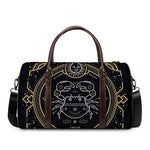 Vintage Cancer Zodiac Sign Print Duffle Bag