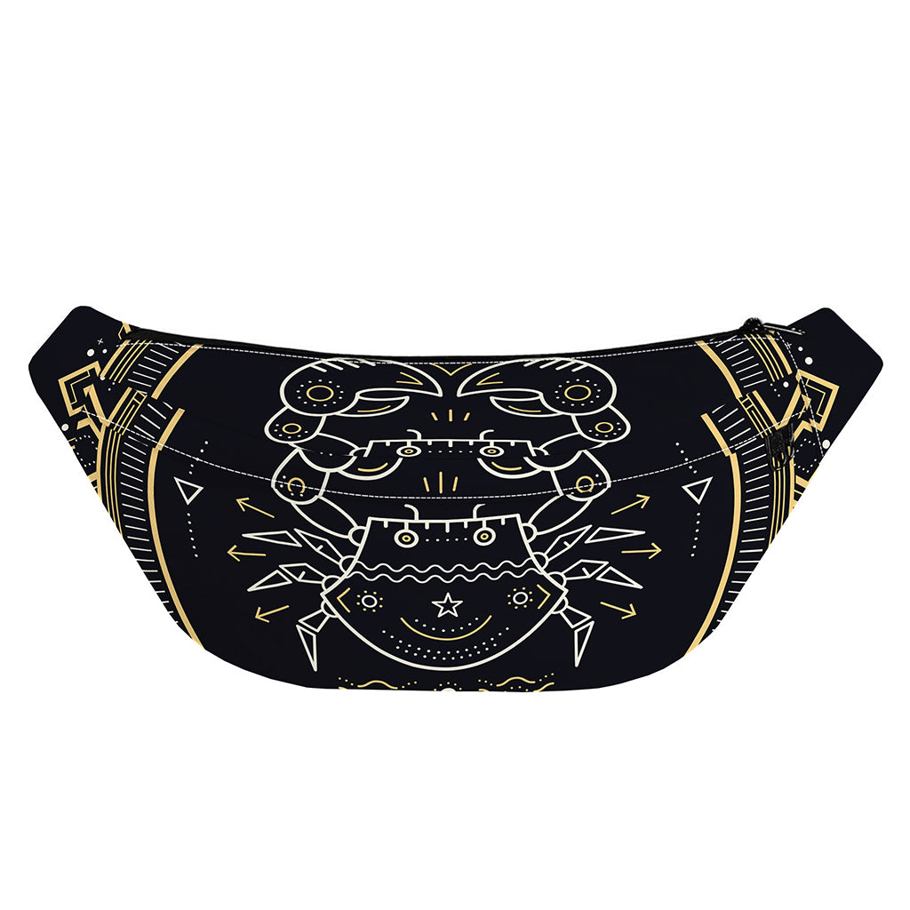 Vintage Cancer Zodiac Sign Print Fanny Pack