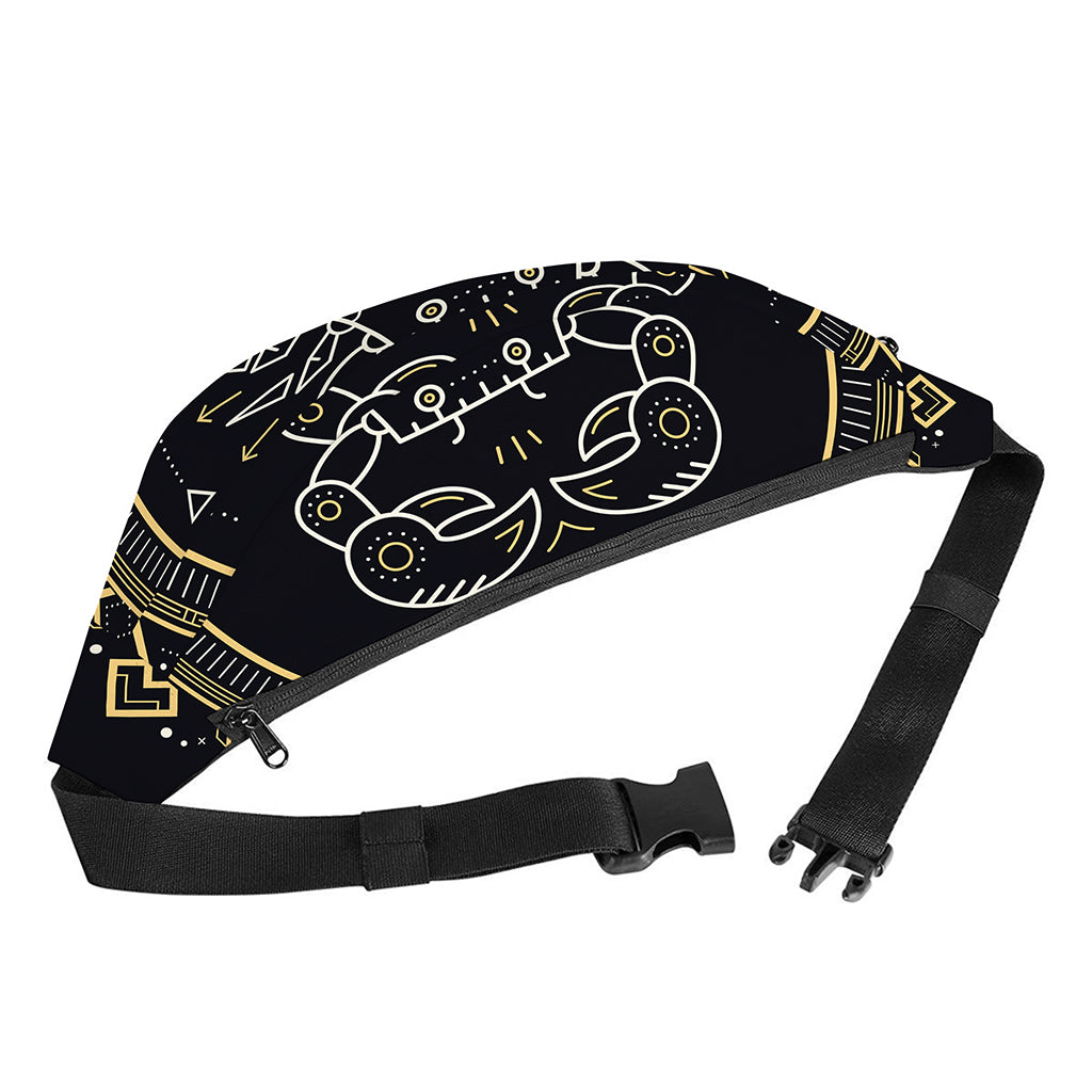 Vintage Cancer Zodiac Sign Print Fanny Pack