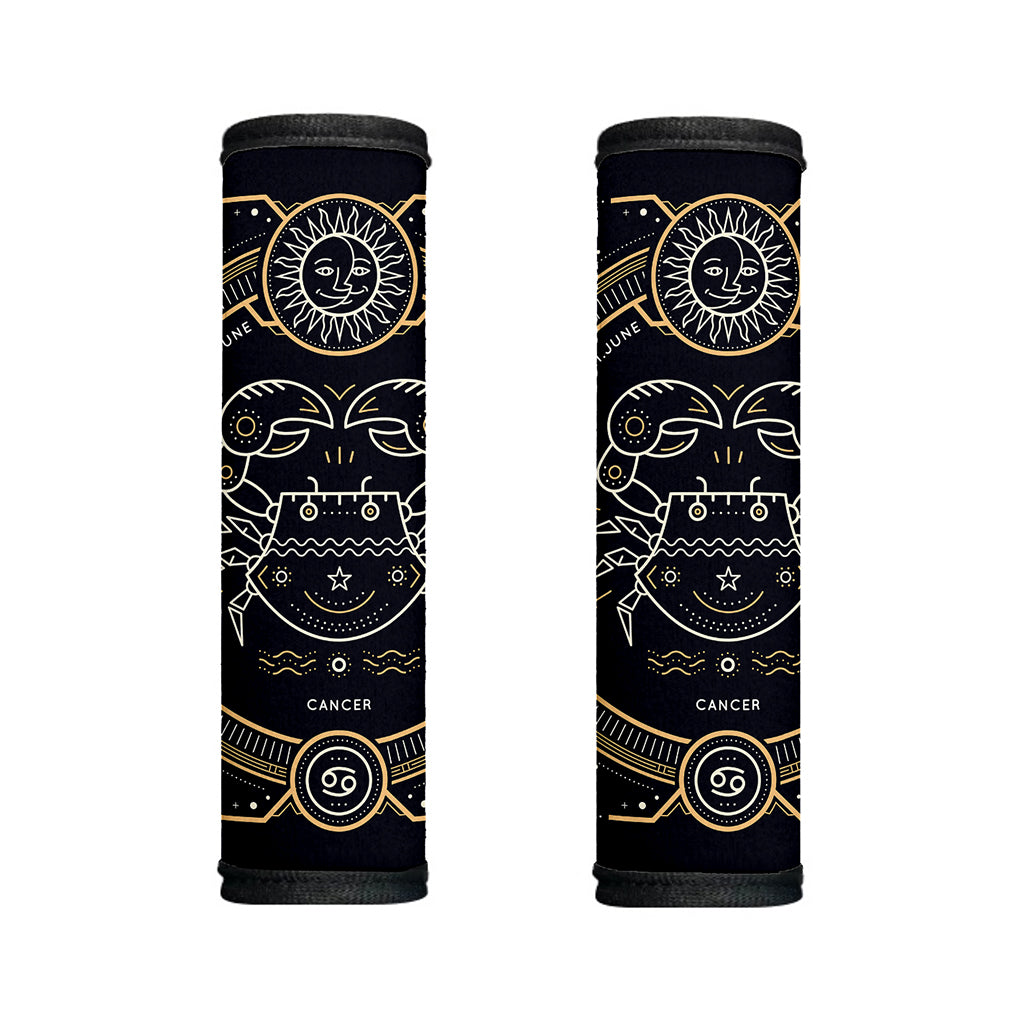 Vintage Cancer Zodiac Sign Print Handle Covers