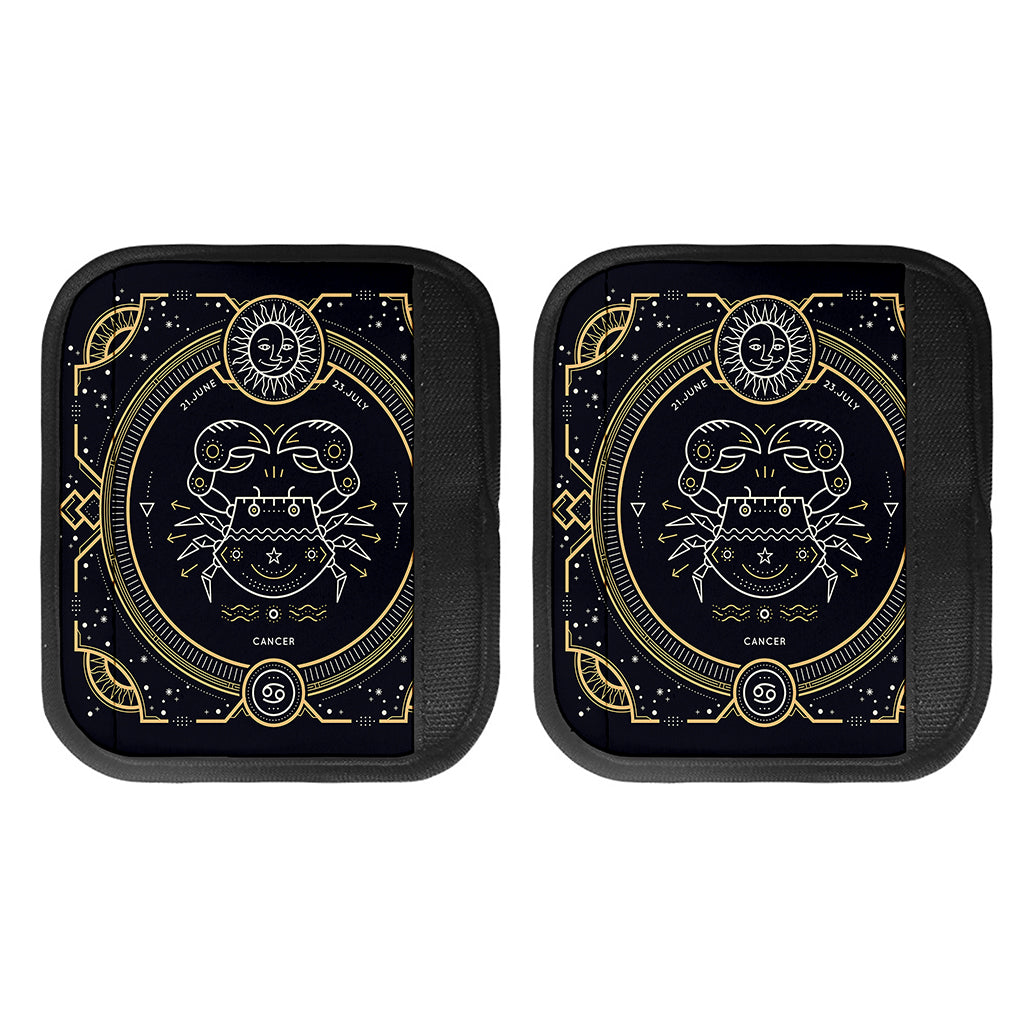 Vintage Cancer Zodiac Sign Print Handle Covers