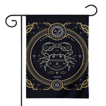 Vintage Cancer Zodiac Sign Print House Flag