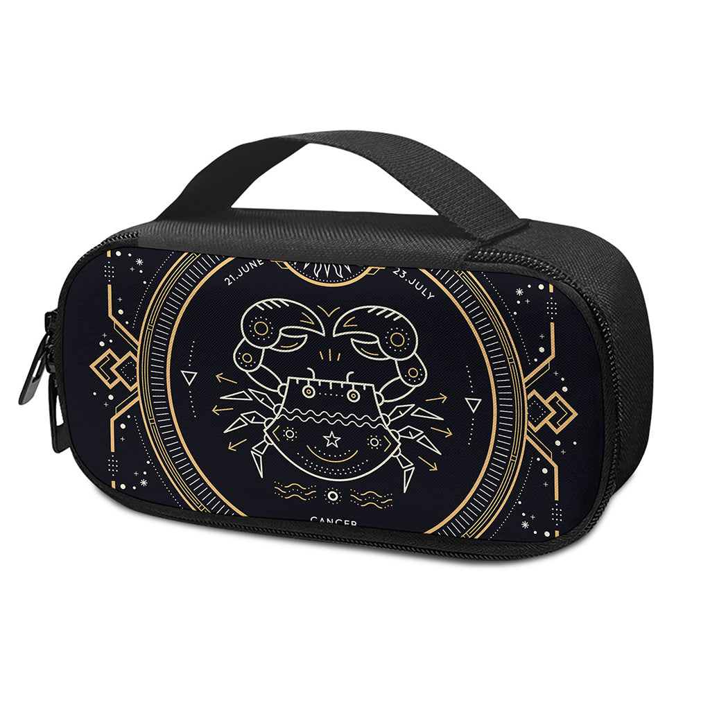 Vintage Cancer Zodiac Sign Print Insulin Cooler Travel Case