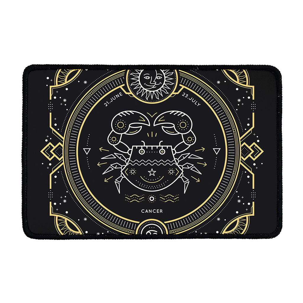 Vintage Cancer Zodiac Sign Print Kitchen Mat
