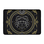 Vintage Cancer Zodiac Sign Print Kitchen Mat
