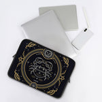 Vintage Cancer Zodiac Sign Print Laptop Sleeve