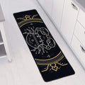 Vintage Cancer Zodiac Sign Print Long Kitchen Mat