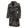 Vintage Cancer Zodiac Sign Print Men's Bathrobe
