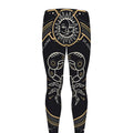 Vintage Cancer Zodiac Sign Print Men's Leggings