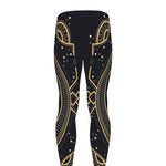 Vintage Cancer Zodiac Sign Print Men's leggings