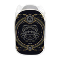 Vintage Cancer Zodiac Sign Print Mesh Laundry Hamper