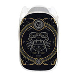 Vintage Cancer Zodiac Sign Print Mesh Laundry Hamper