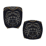 Vintage Cancer Zodiac Sign Print Office Chair Cover