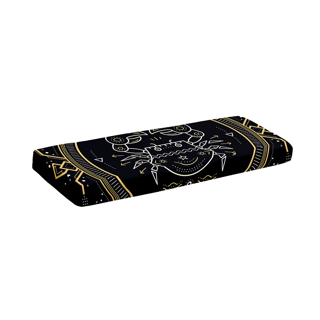 Vintage Cancer Zodiac Sign Print Piano Keyboard Cover