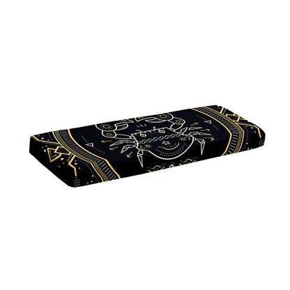 Vintage Cancer Zodiac Sign Print Piano Keyboard Cover