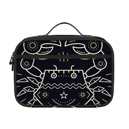 Vintage Cancer Zodiac Sign Print Portable Lunch Bag