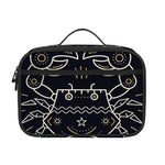 Vintage Cancer Zodiac Sign Print Portable Lunch Bag