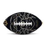 Vintage Cancer Zodiac Sign Print Rugby Ball