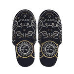 Vintage Cancer Zodiac Sign Print Slippers