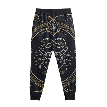 Vintage Cancer Zodiac Sign Print Sweatpants