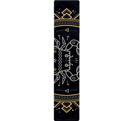 Vintage Cancer Zodiac Sign Print Table Runner