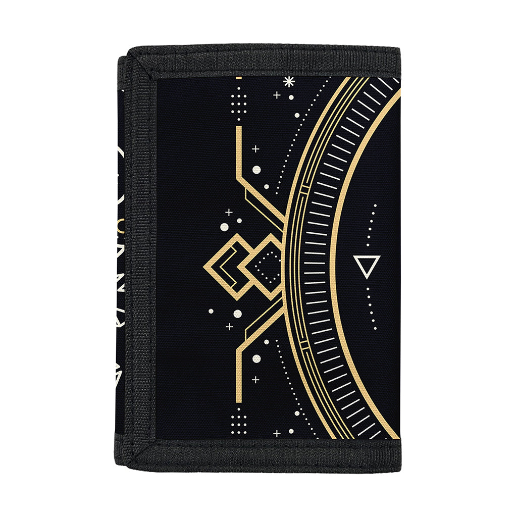 Vintage Cancer Zodiac Sign Print Trifold Wallet