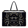 Vintage Cancer Zodiac Sign Print Utility Tote Bag