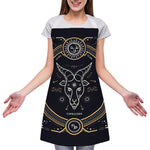 Vintage Capricorn Zodiac Sign Print Adjustable Apron