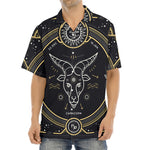 Vintage Capricorn Zodiac Sign Print Aloha Shirt
