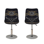 Vintage Capricorn Zodiac Sign Print Bar Stool Covers