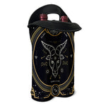 Vintage Capricorn Zodiac Sign Print Double Neoprene Wine Tote