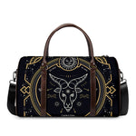 Vintage Capricorn Zodiac Sign Print Duffle Bag