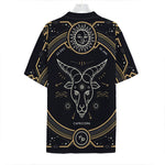 Vintage Capricorn Zodiac Sign Print Hawaiian Shirt