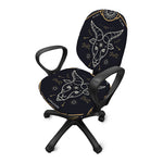 Vintage Capricorn Zodiac Sign Print Office Chair Cover