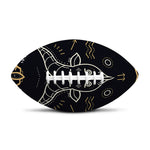 Vintage Capricorn Zodiac Sign Print Rugby Ball