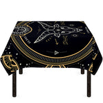 Vintage Capricorn Zodiac Sign Print Tablecloth