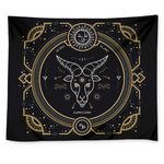 Vintage Capricorn Zodiac Sign Print Tapestry