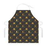 Vintage Celestial Pattern Print Adjustable Apron