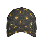 Vintage Celestial Pattern Print Baseball Cap