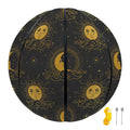 Vintage Celestial Pattern Print Basketball