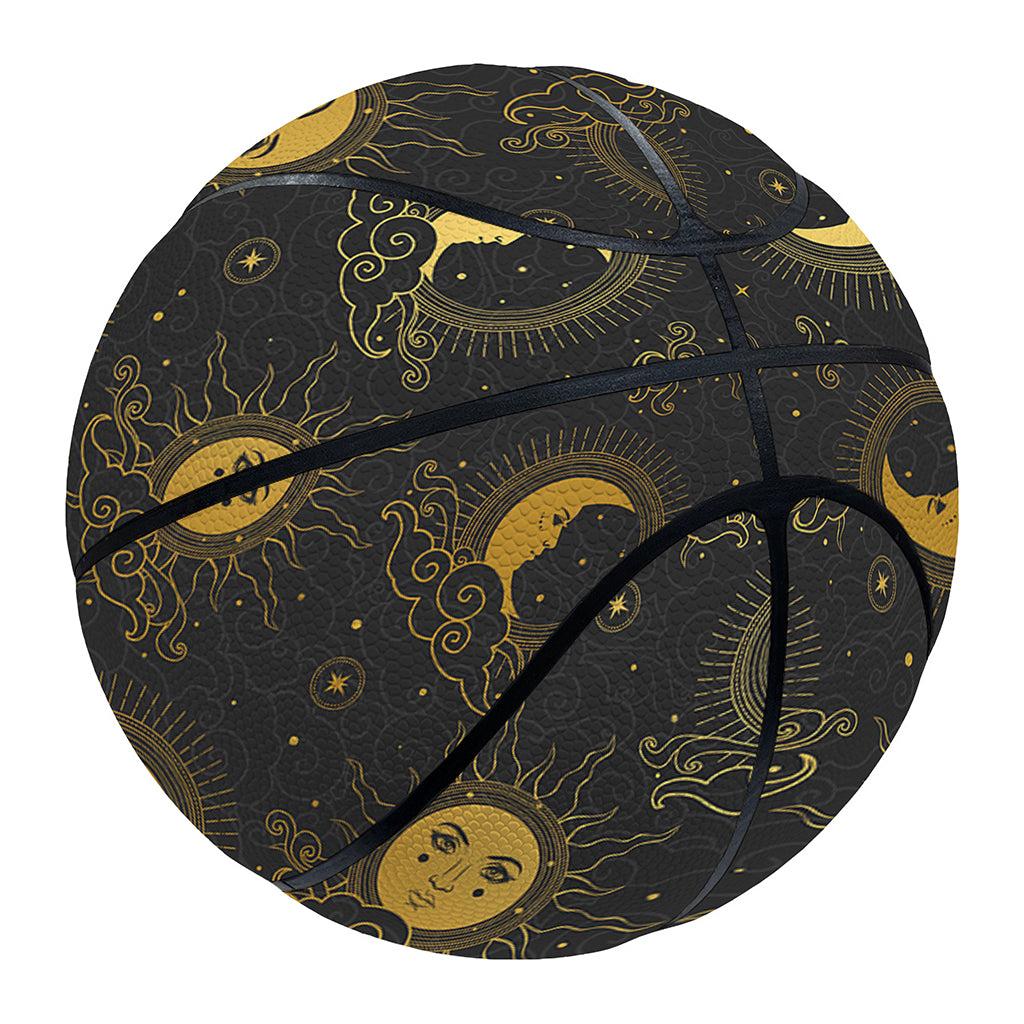 Vintage Celestial Pattern Print Basketball