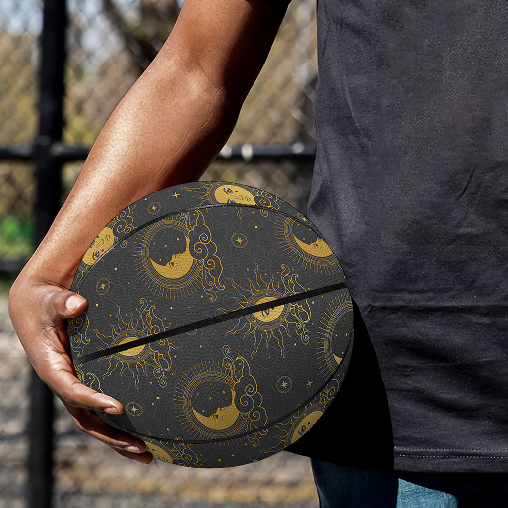 Vintage Celestial Pattern Print Basketball