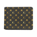 Vintage Celestial Pattern Print Bifold Wallet