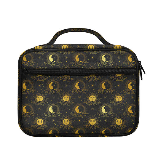 Vintage Celestial Pattern Print Briefcase Bible Bag