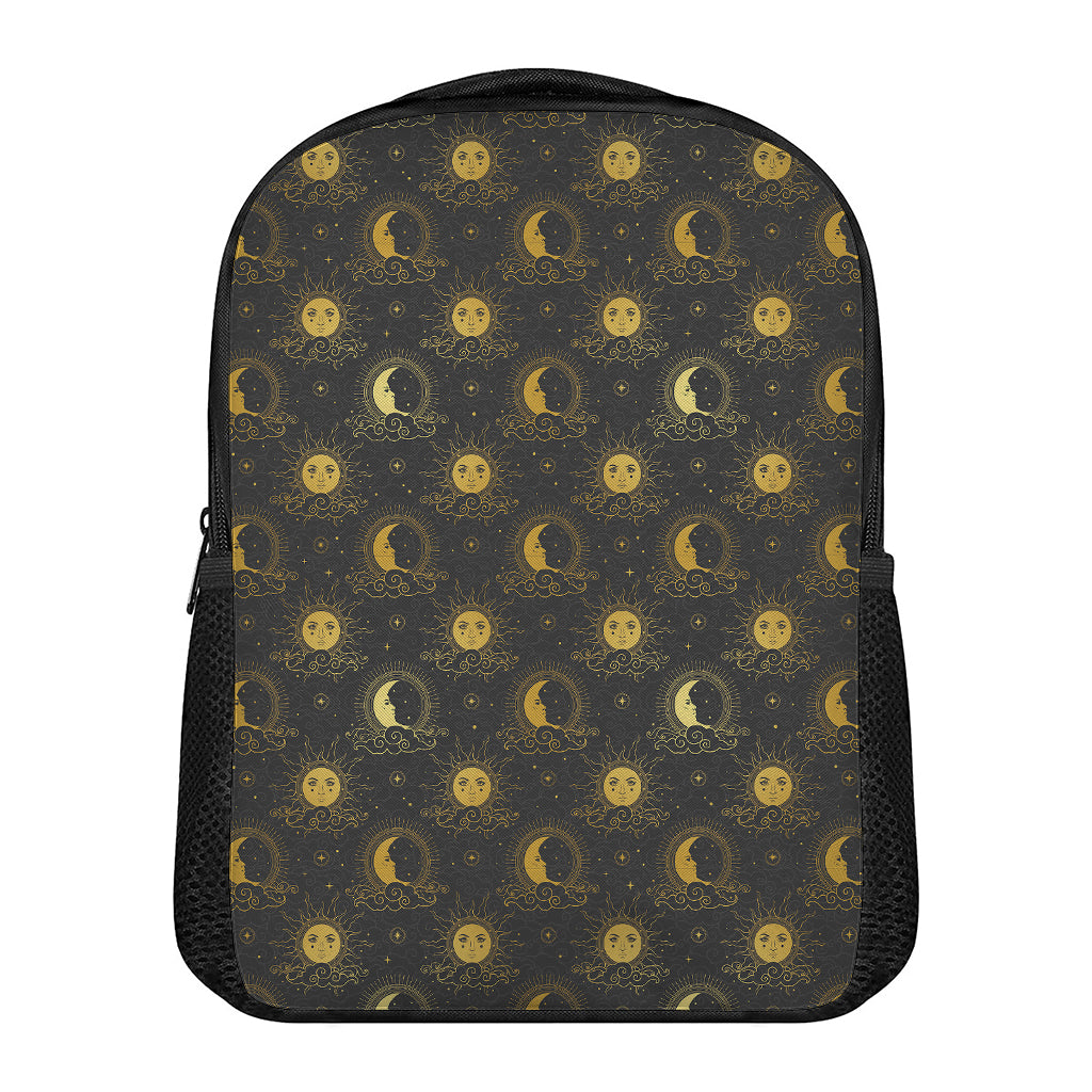 Vintage Celestial Pattern Print Casual Backpack