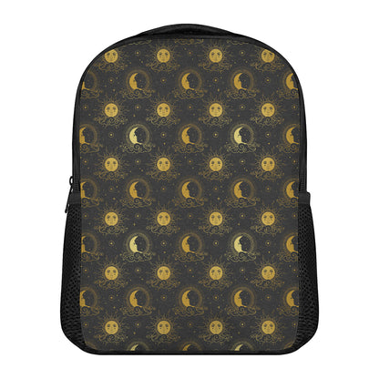 Vintage Celestial Pattern Print Casual Backpack