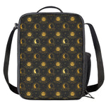 Vintage Celestial Pattern Print Crossbody Lunch Bag